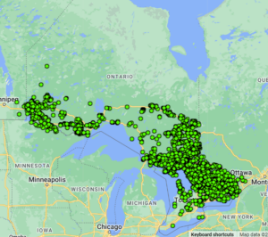 Ontario Lake Partner Program map image