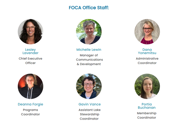 image of headshots of the FOCA staff