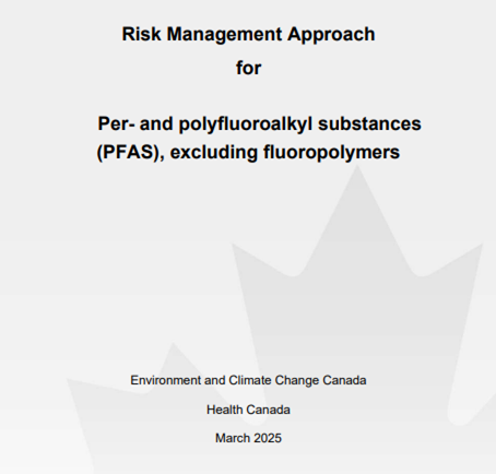 image cover report ECCC PFAS 2025