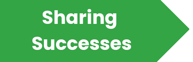 image: arrow feature - titled: Sharing Successes