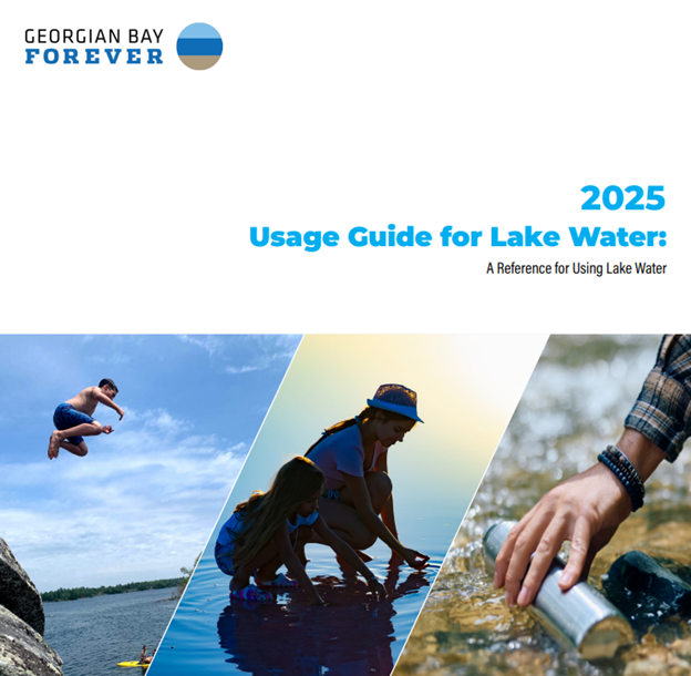 image of the cover of the Georgian Bay Forever Water Usage Guide