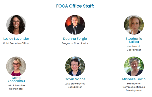 image: headshots of the current FOCA staff