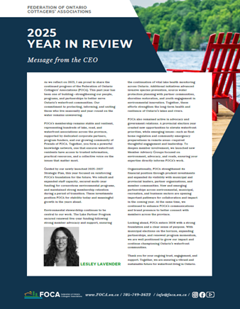 image: cover of the 2025 FOCA Year in Review