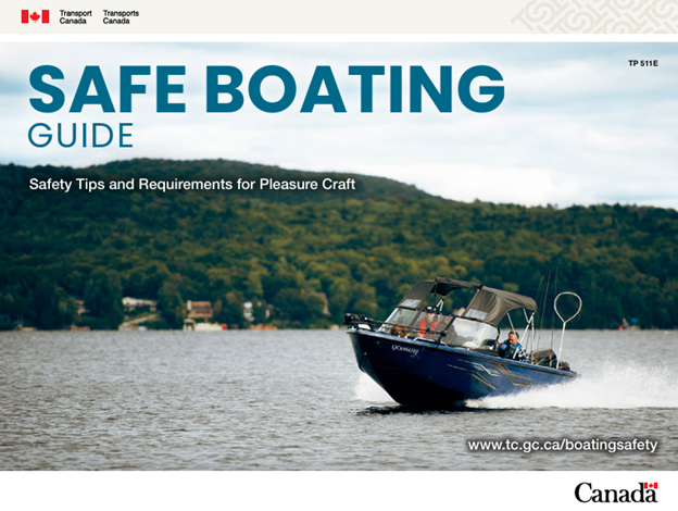 image: cover of the 2026 Transport Canada Safe Boating Guide
